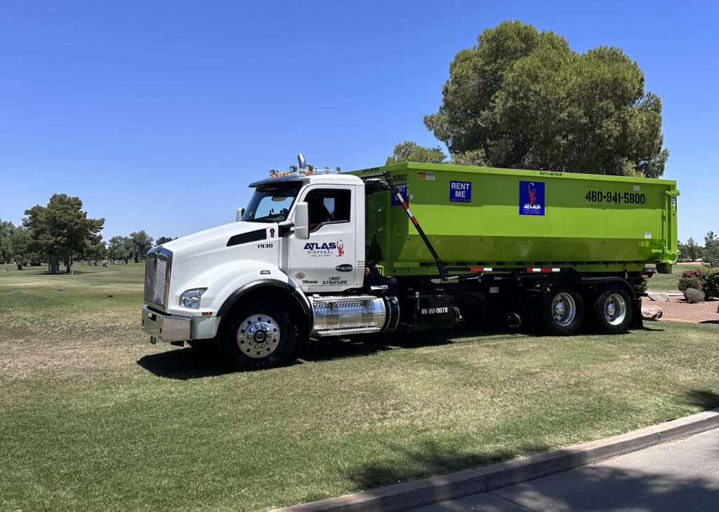 Roll off dumpster Chandler location at Atlas Disposal