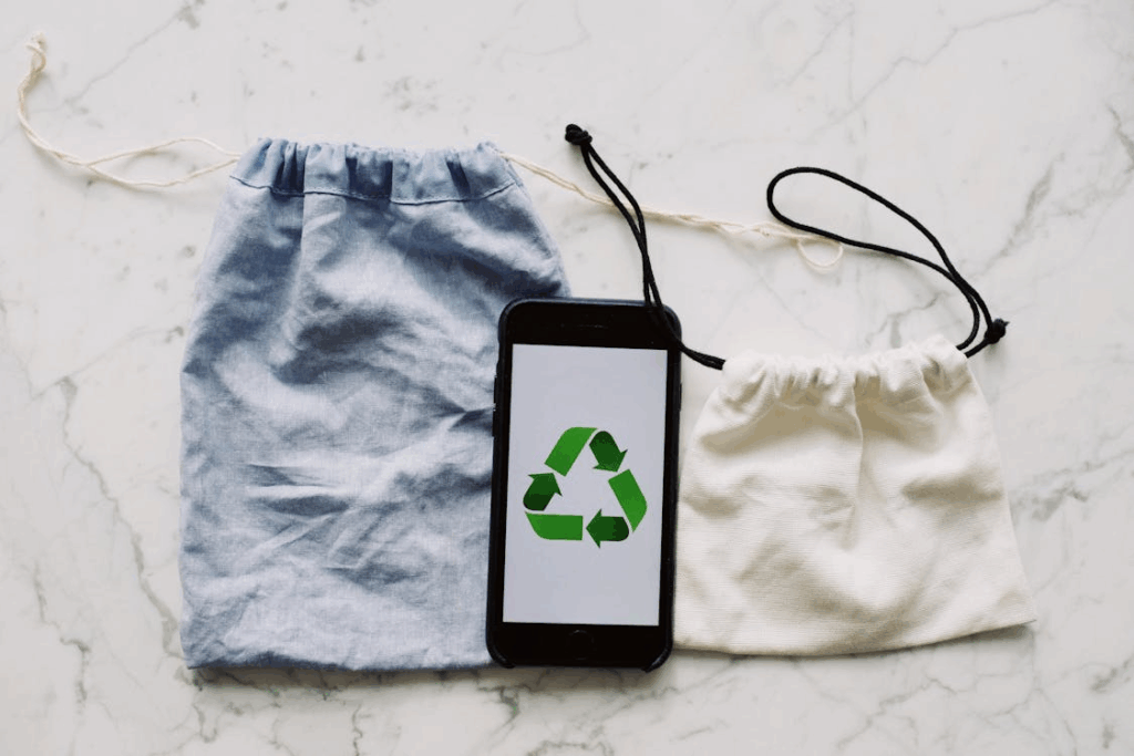 A zero waste event cleanup of reusable bags and an initiation of a recycling plan on a smartphone, with the partnership of Atlas Disposal. 